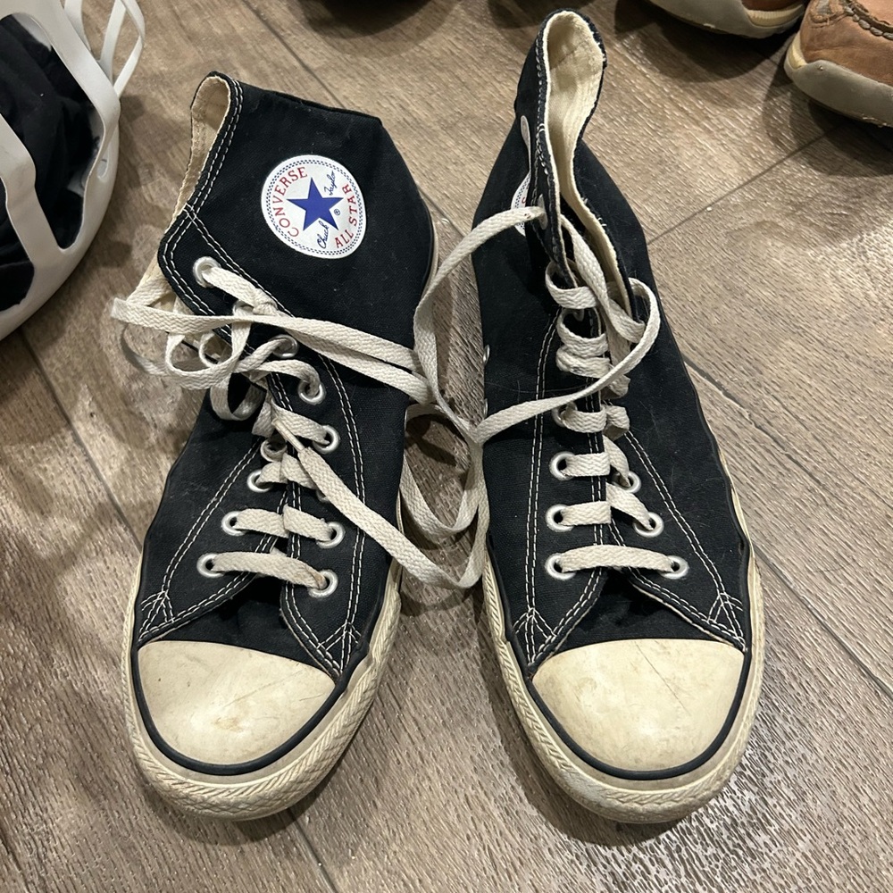 Converse Black Canvas High-Tops